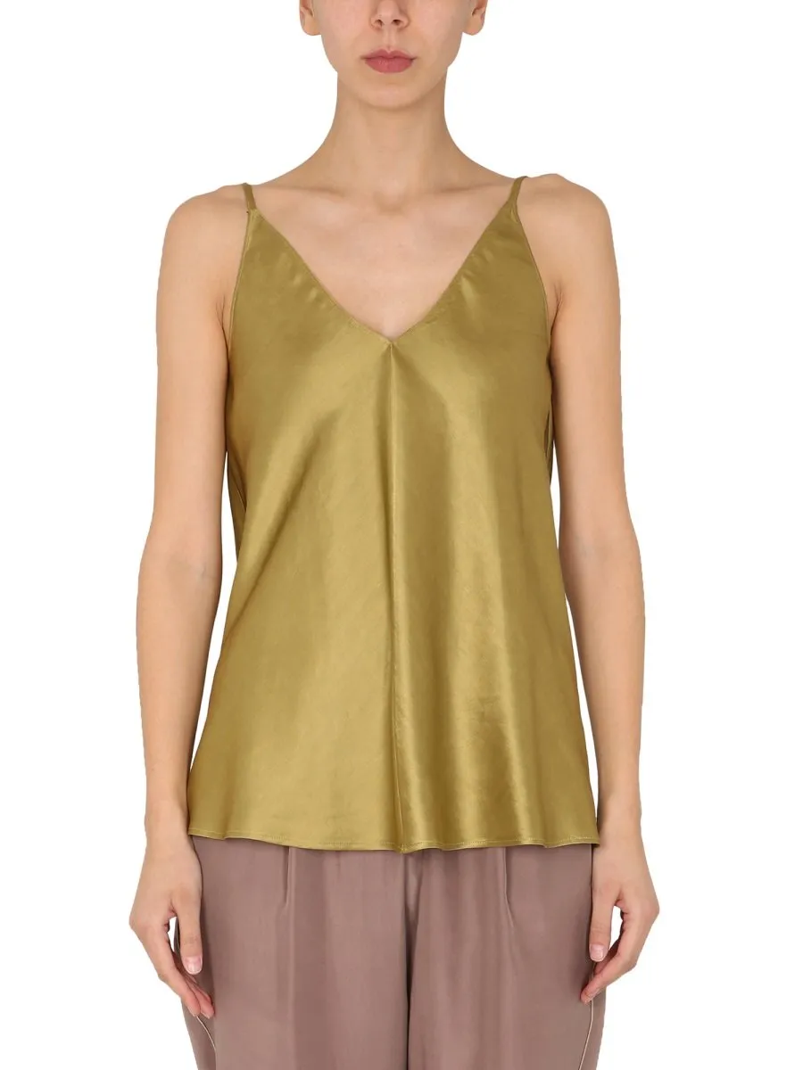 Alysi V-Neck Sleeveless Top
