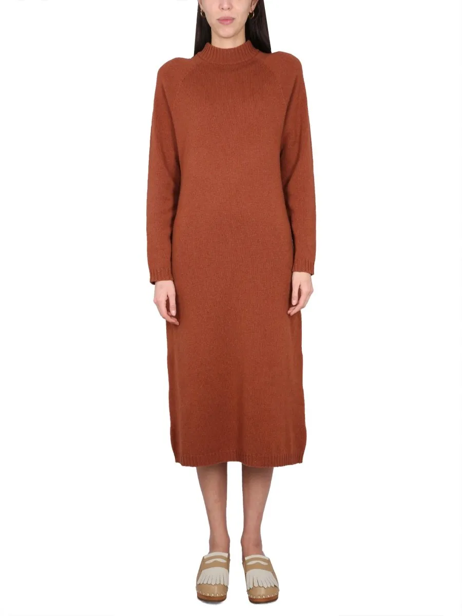 Alysi Long Sleeved Knitted Dress