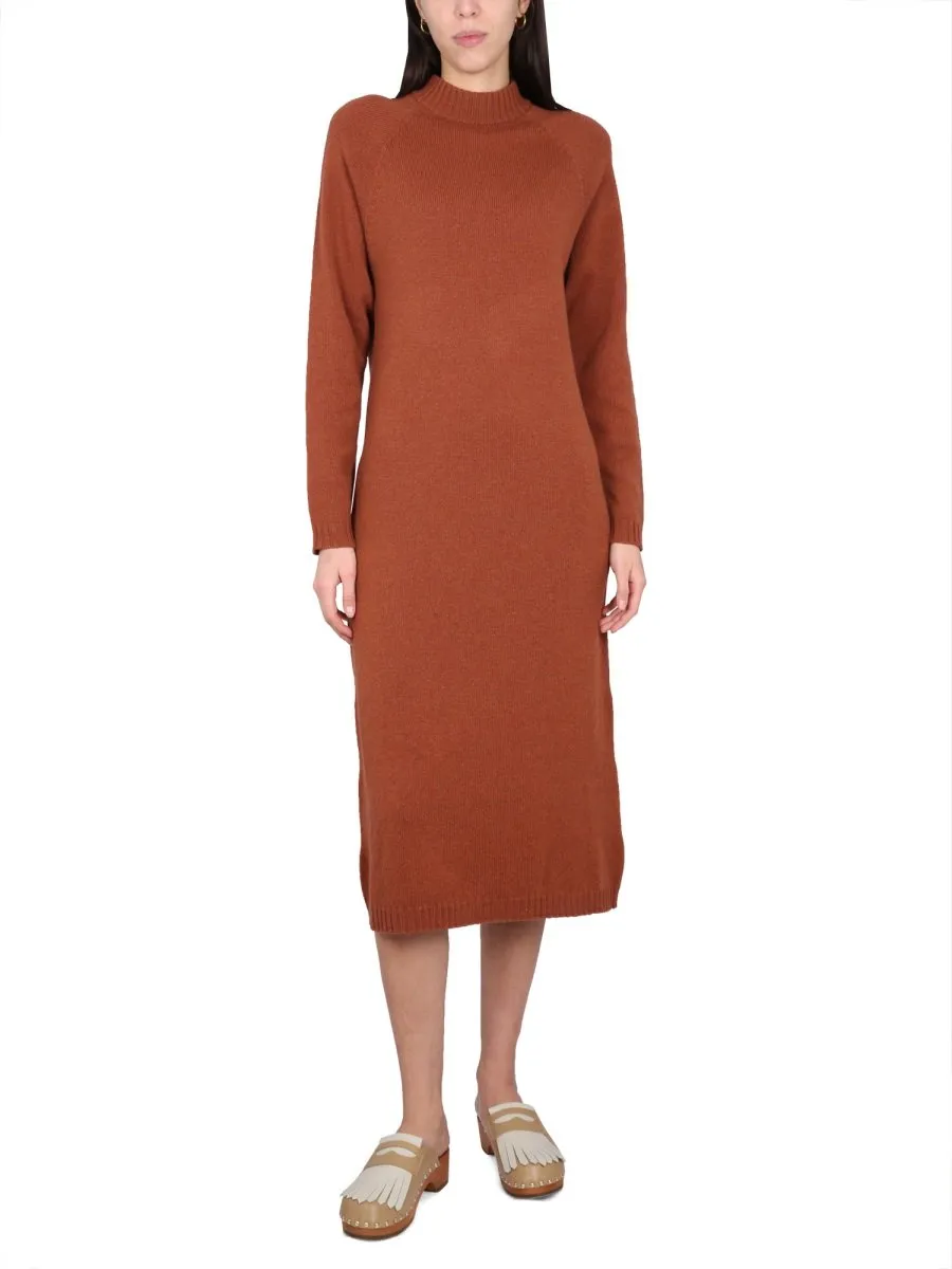 Alysi Long Sleeved Knitted Dress