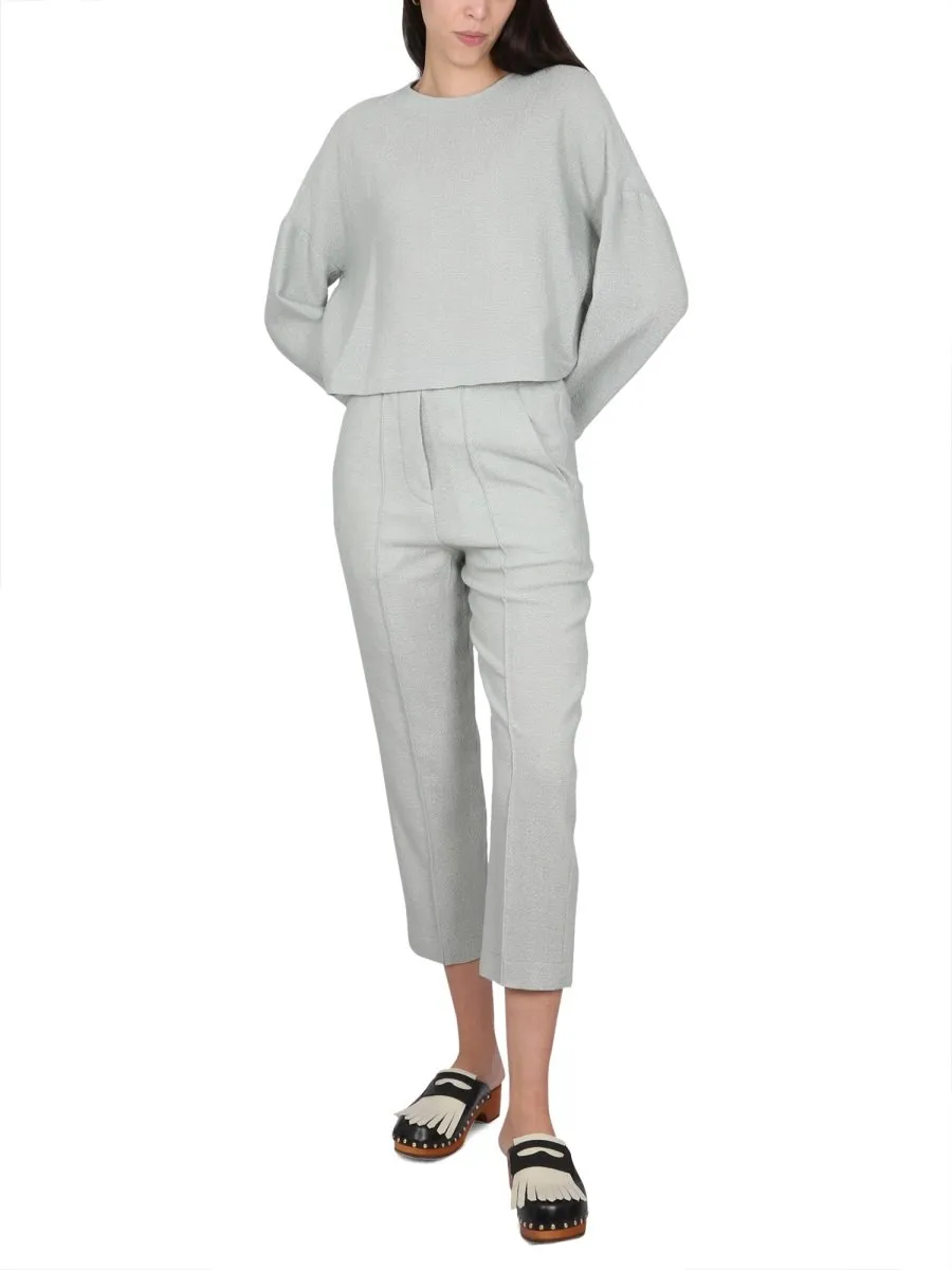 Alysi Cropped Tailored Pants