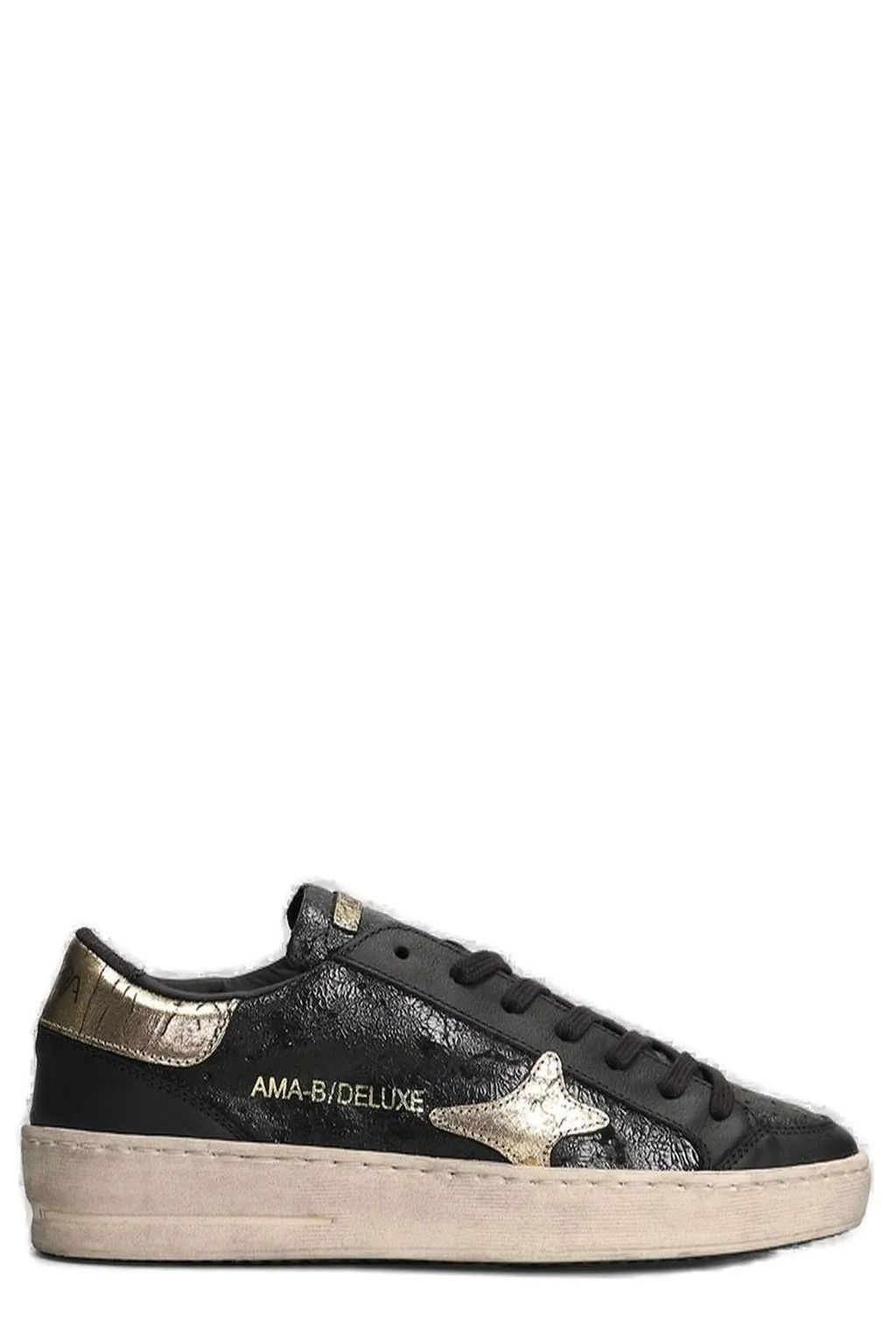 Ama Brand Star Lace-Up Sneakers