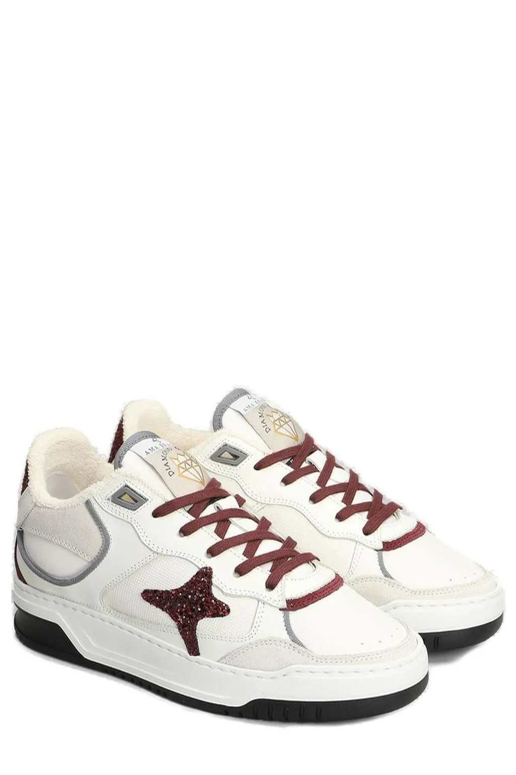 Ama Brand Glitter Embellished Sneakers