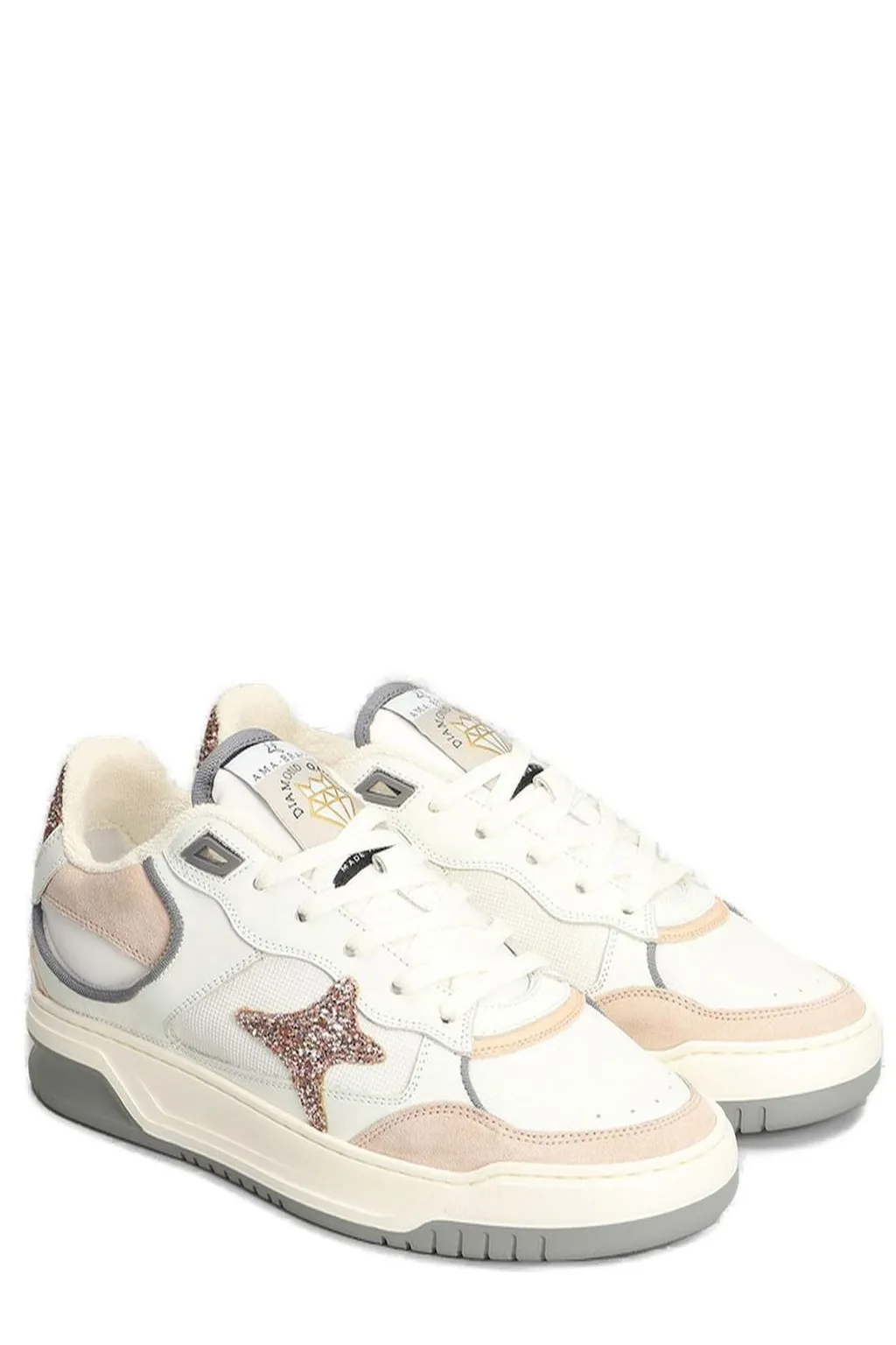 Ama Brand Glitter Embellished Sneakers