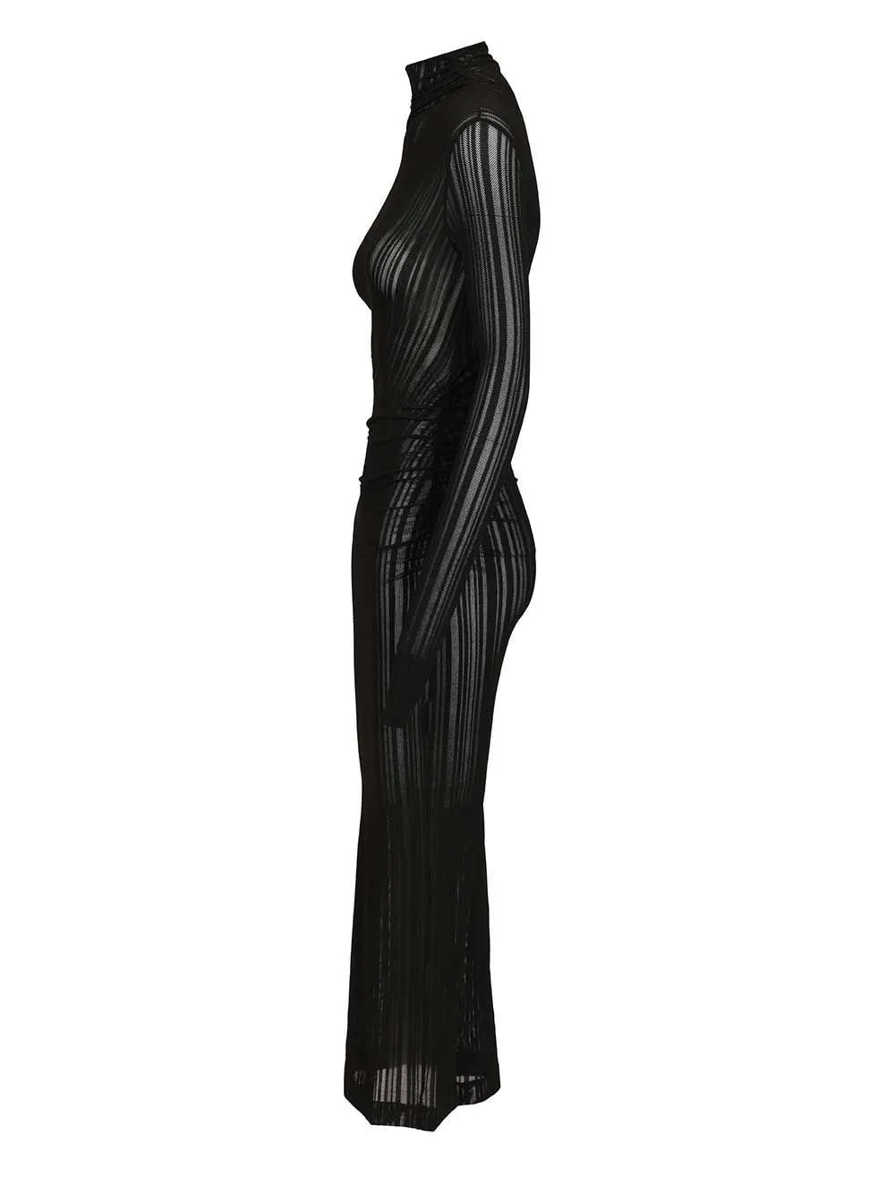 AmazuÌN Olga Ribbed Long Dress
