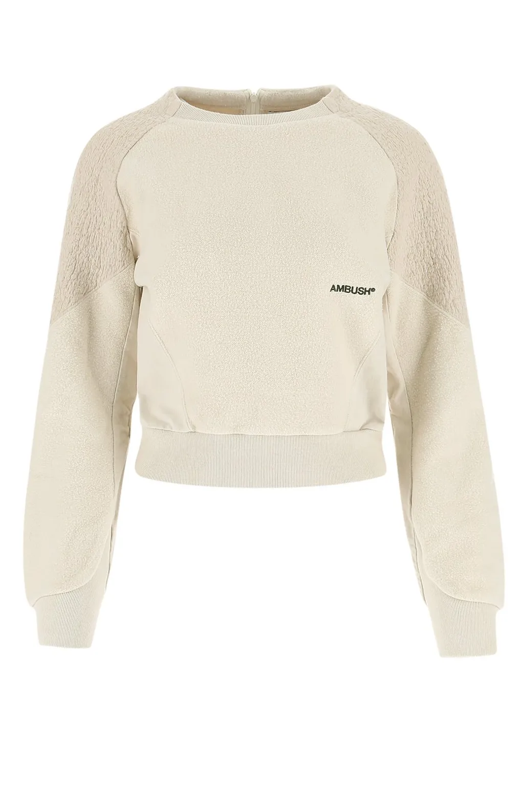 Ambush Logo Embroidered Cropped Sweater