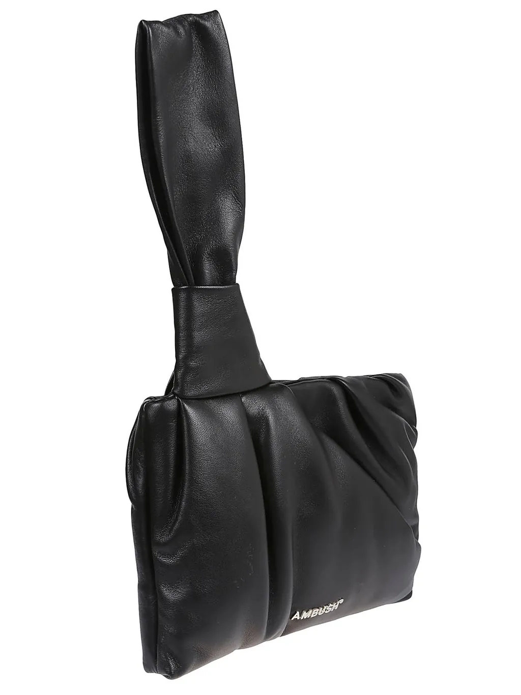 Ambush Logo Printed Knot Detailed Clutch Bag