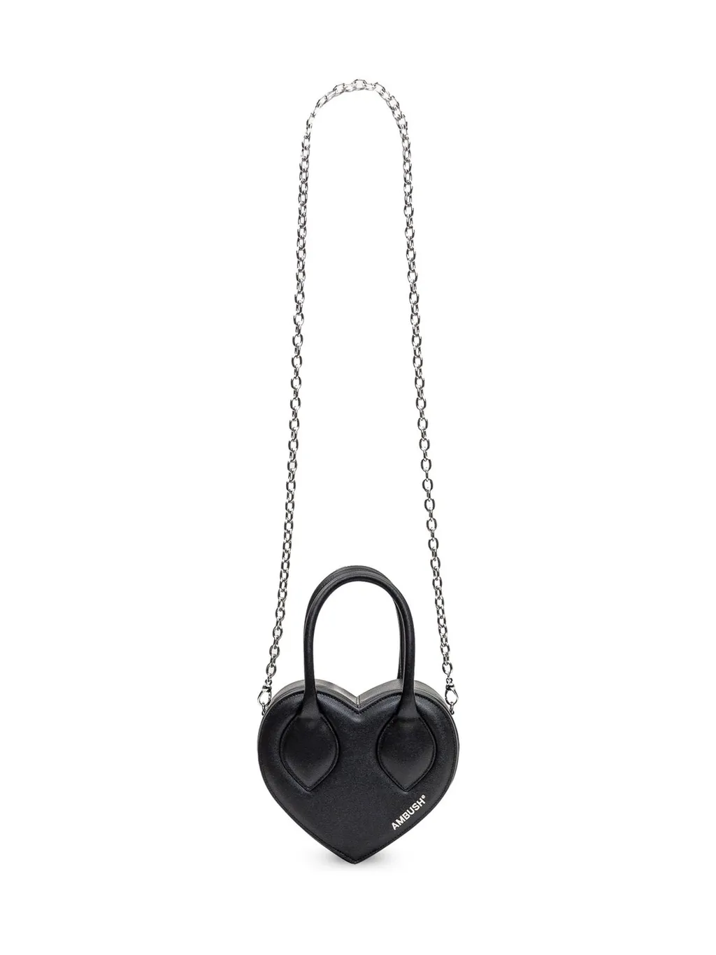 Ambush Logo Lettering Heart-Shaped Tote Bag