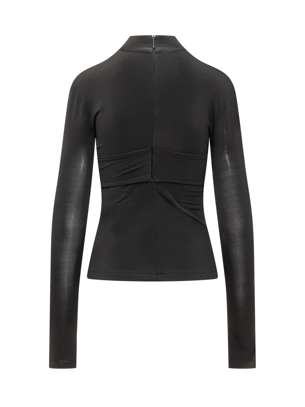 Ambush Heart Cut-Out Turtleneck Top