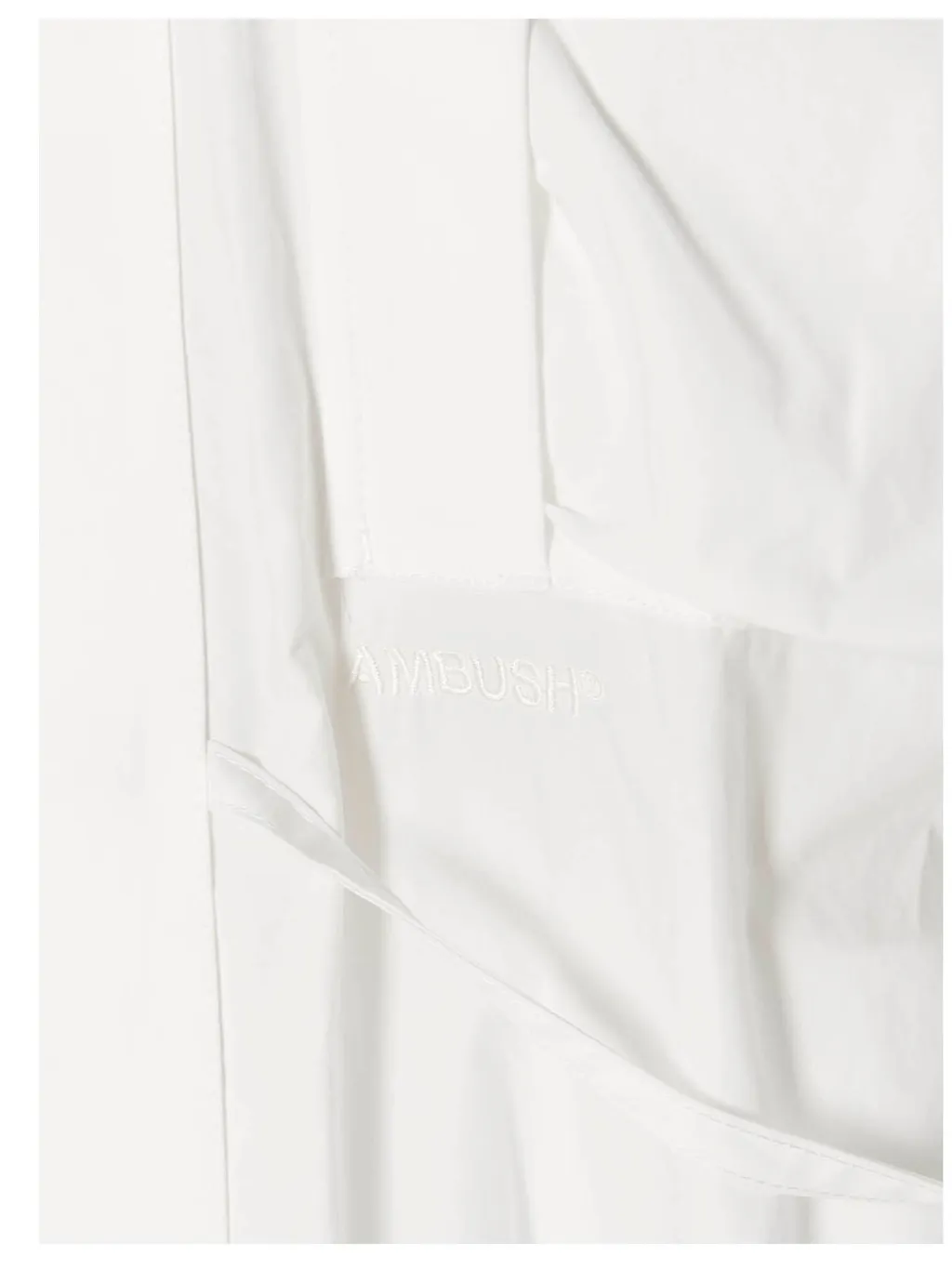Ambush Logo Embroidered Longline Shirt