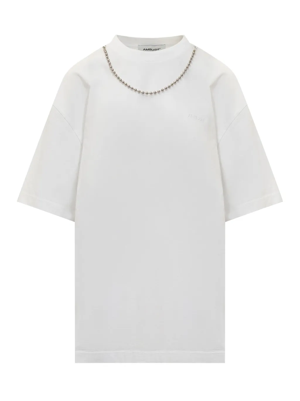 Ambush Ballchain Embellished Crewneck T-Shirt