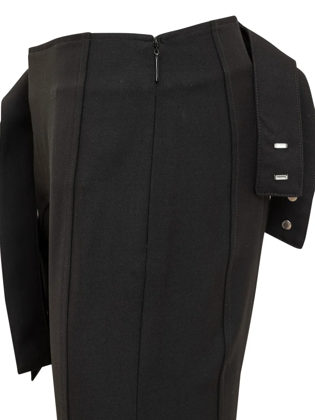 Ambush Strap-Detail Mid-Rise Flared Trousers