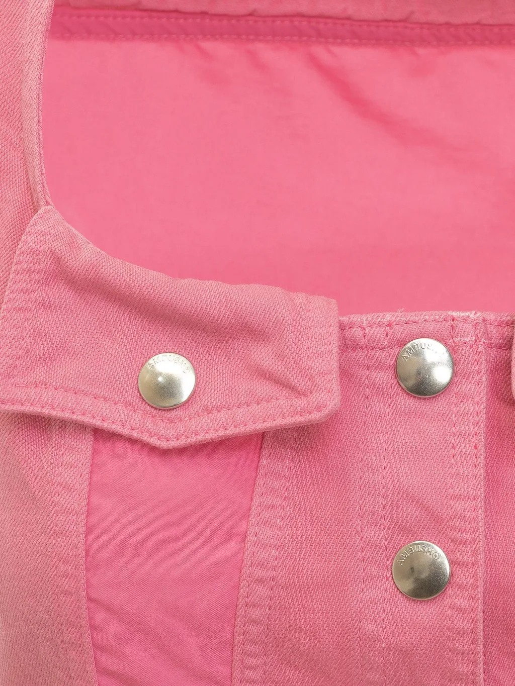 Ambush Cropped Sleeveless Denim Top