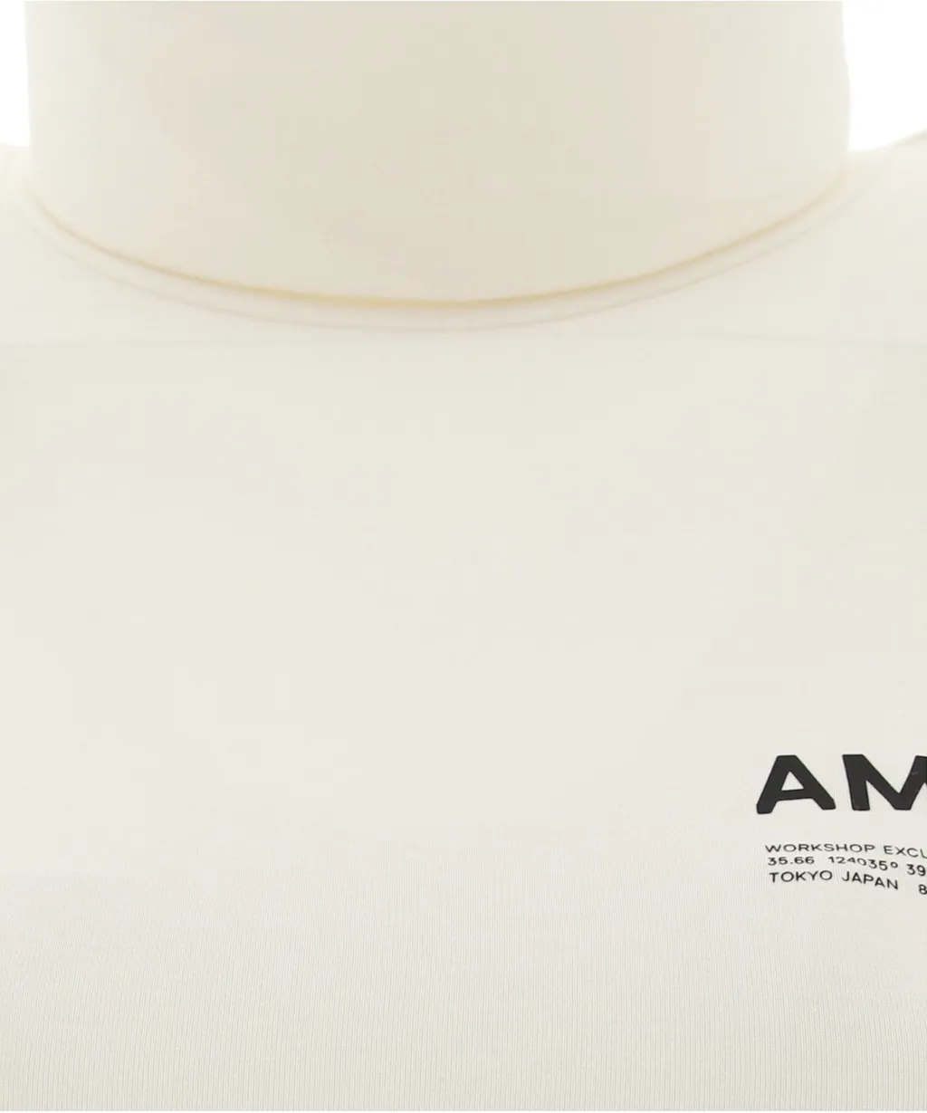 Ambush Logo Printed Long-Sleeved Turtleneck Top