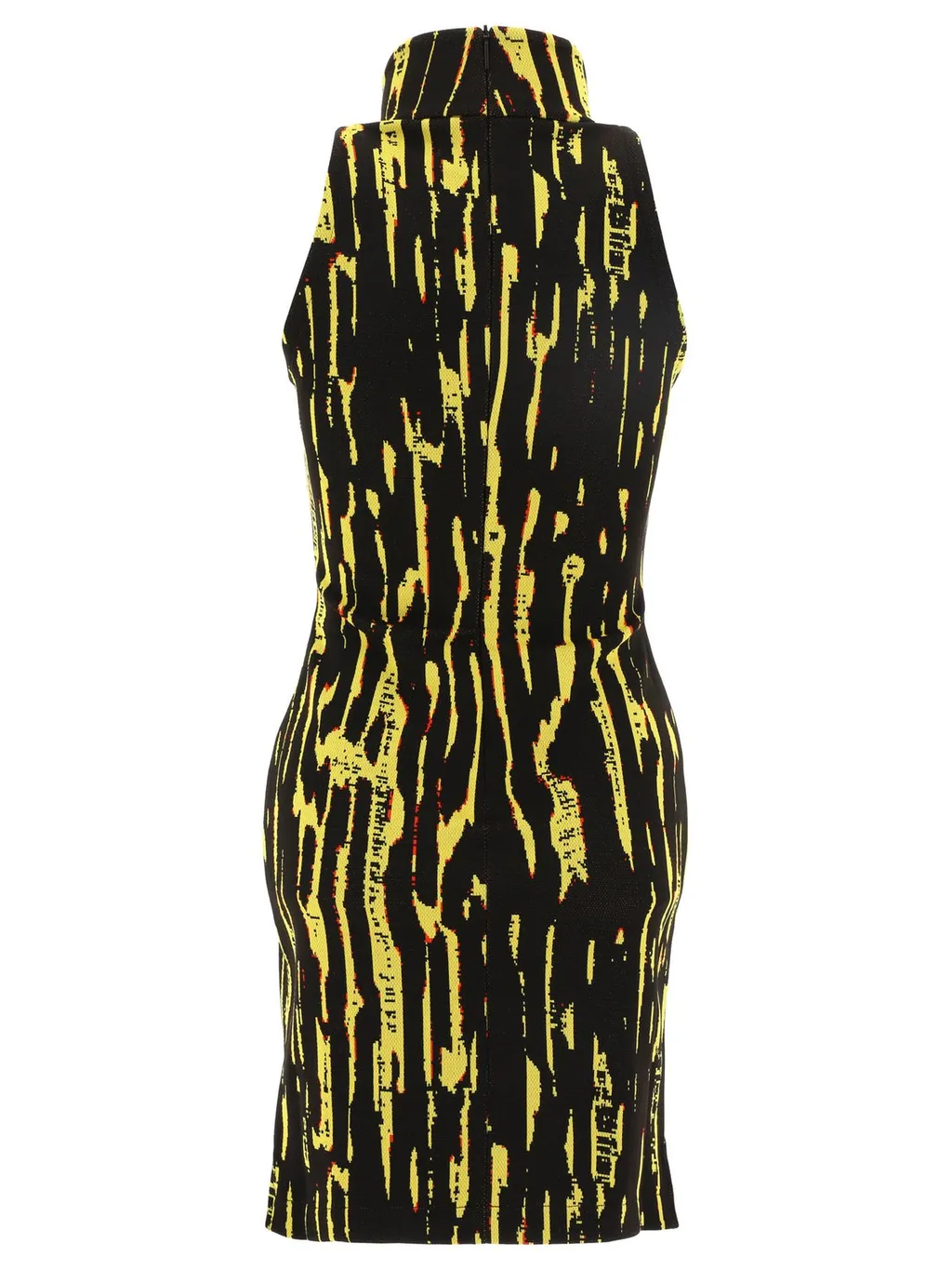 Ambush Pattern-Jacquard Sleeveless Mini Dress