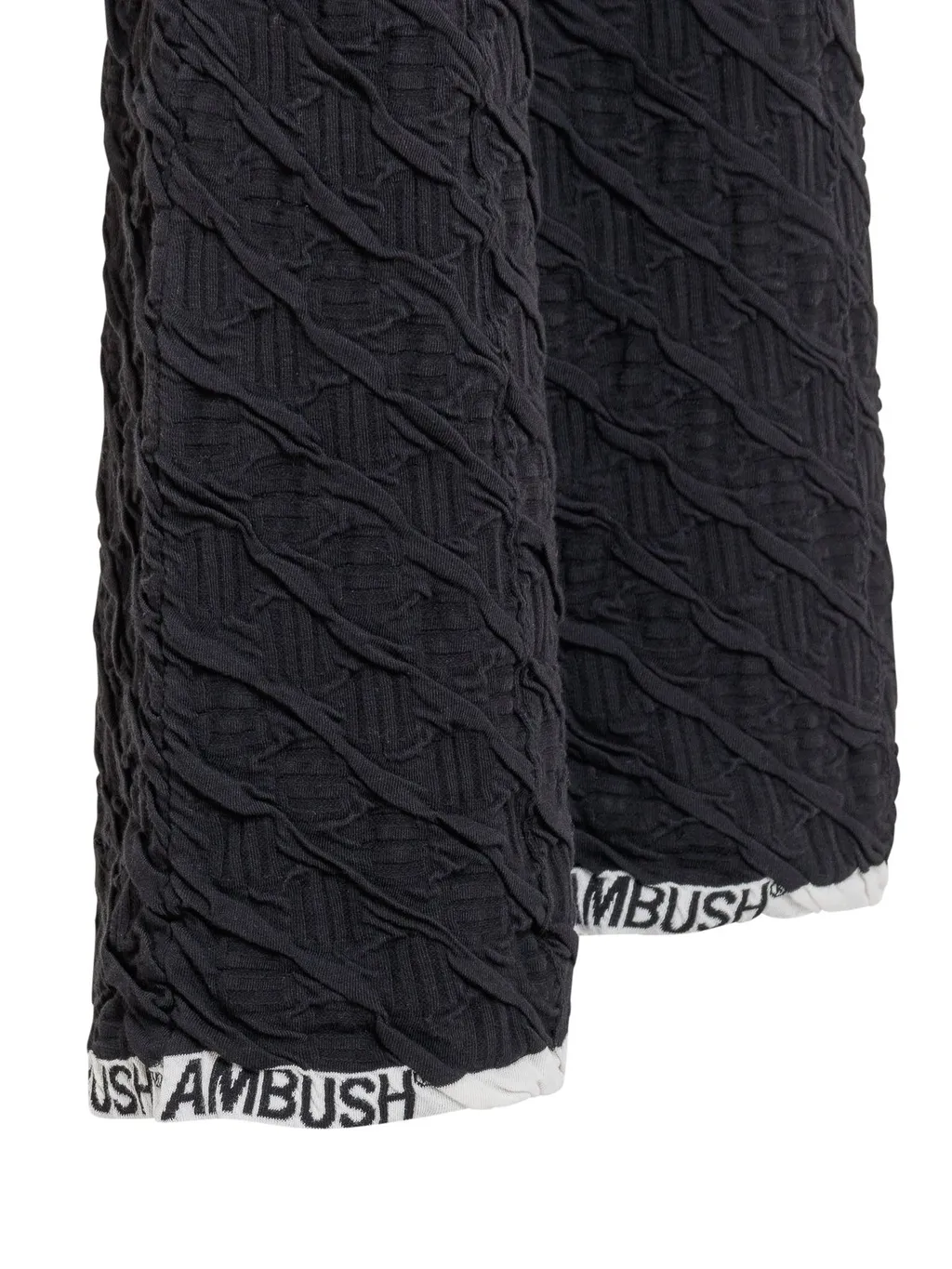 Ambush High-Waisted Monogram Flared Trousers
