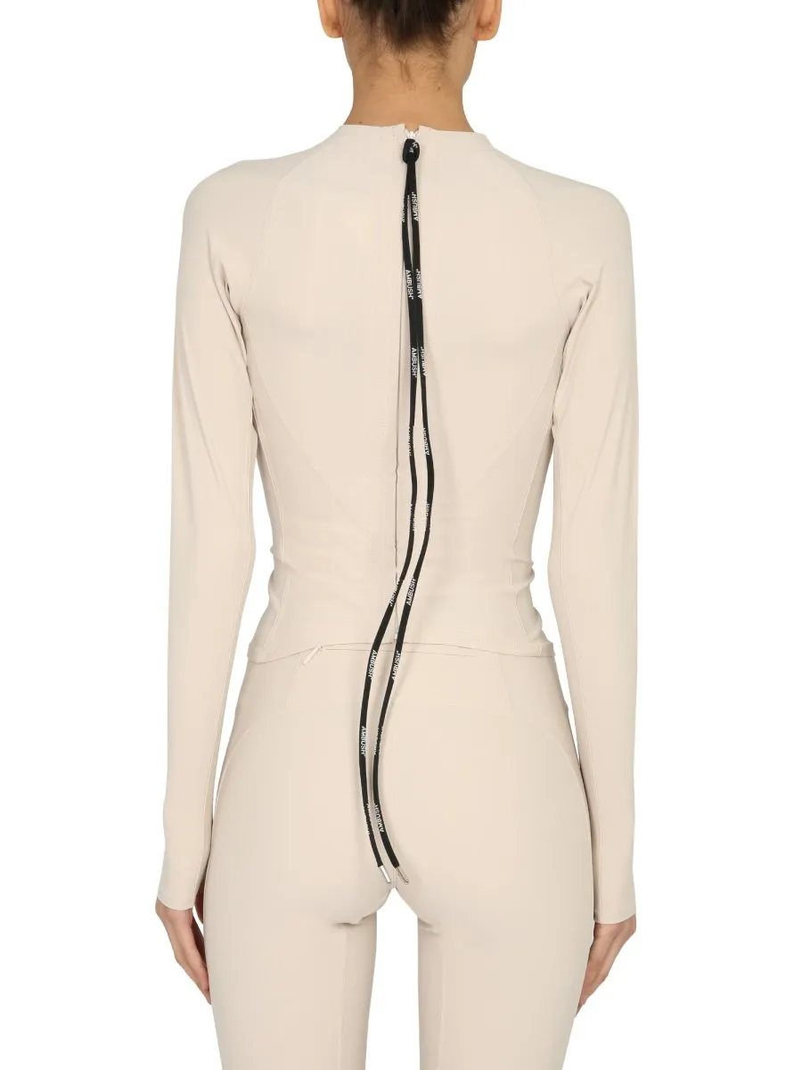 Ambush Zip-Up Long-Sleeve Top