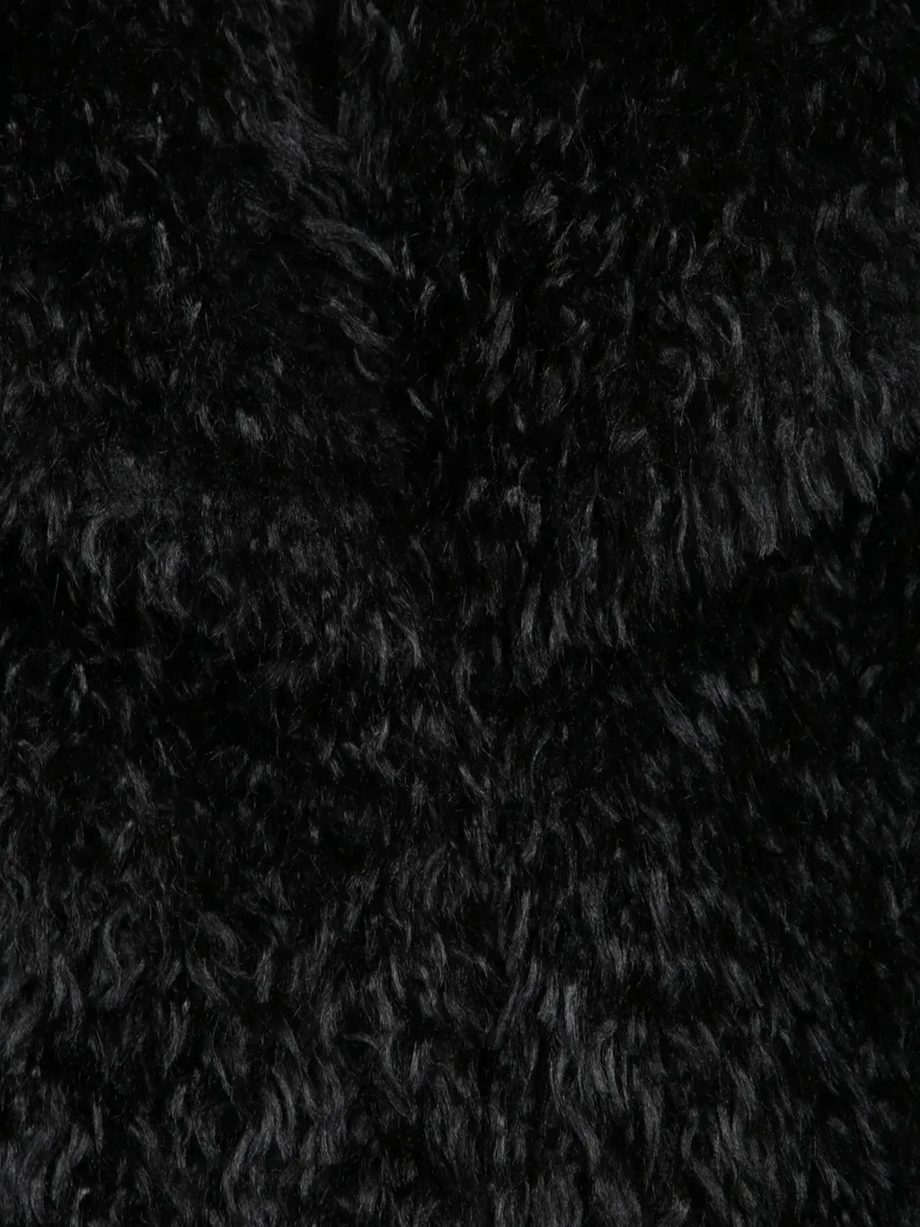 Amen Cropped Faux Fur Coat