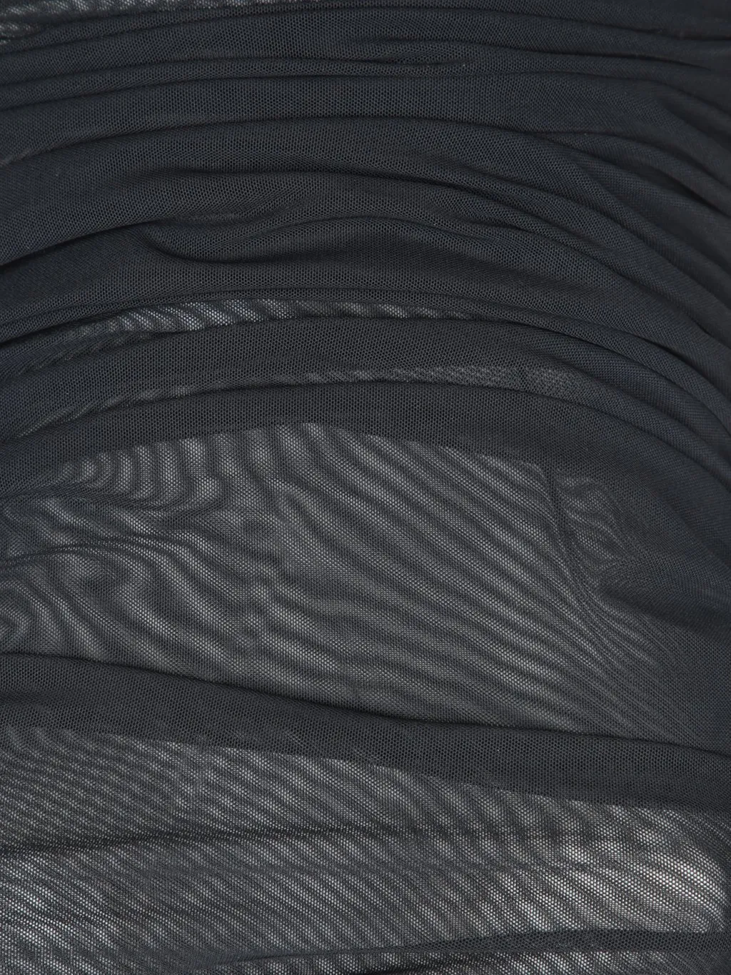 Amen Mesh Wavy Detail Dress