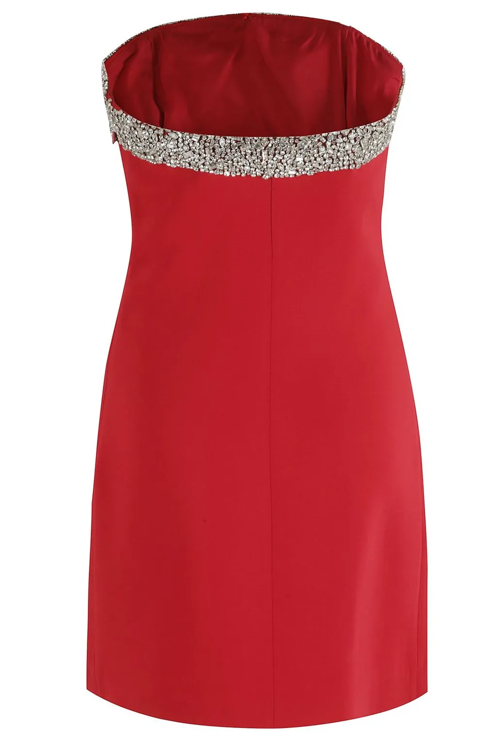 Amen Jewel-Embellished Crepe Dress