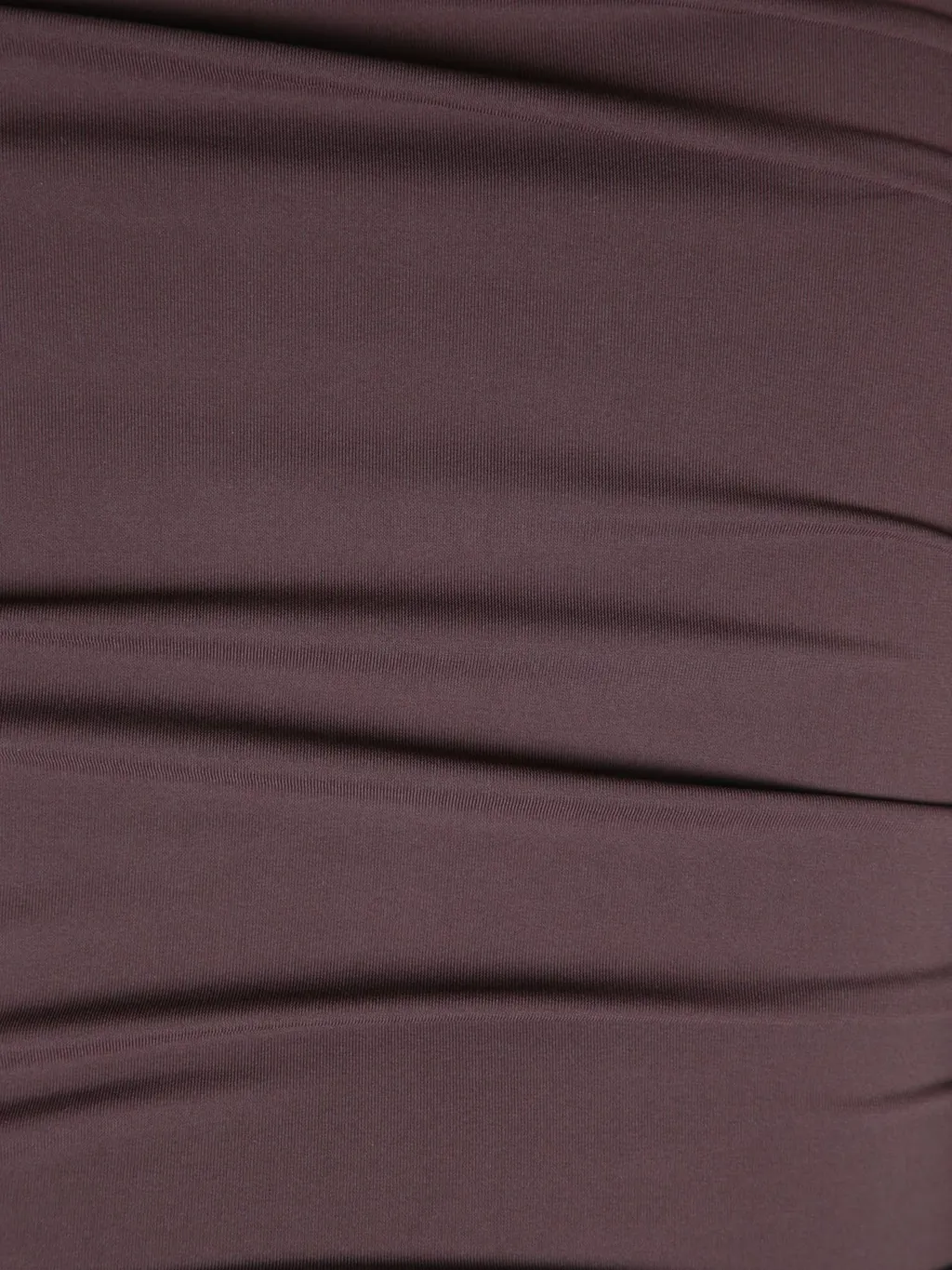 Amen Draped Brocade Strapless Dress