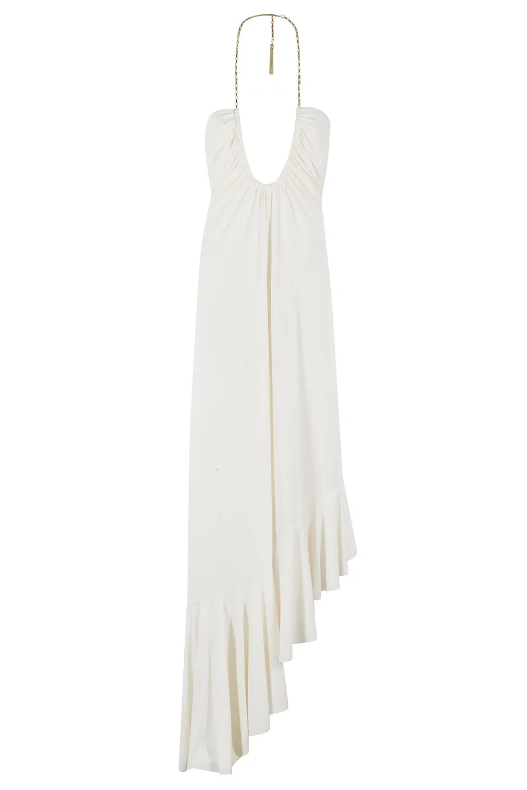 Amen Asymmetric Halter Dress