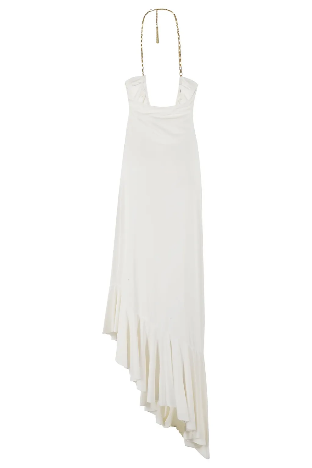 Amen Asymmetric Halter Dress