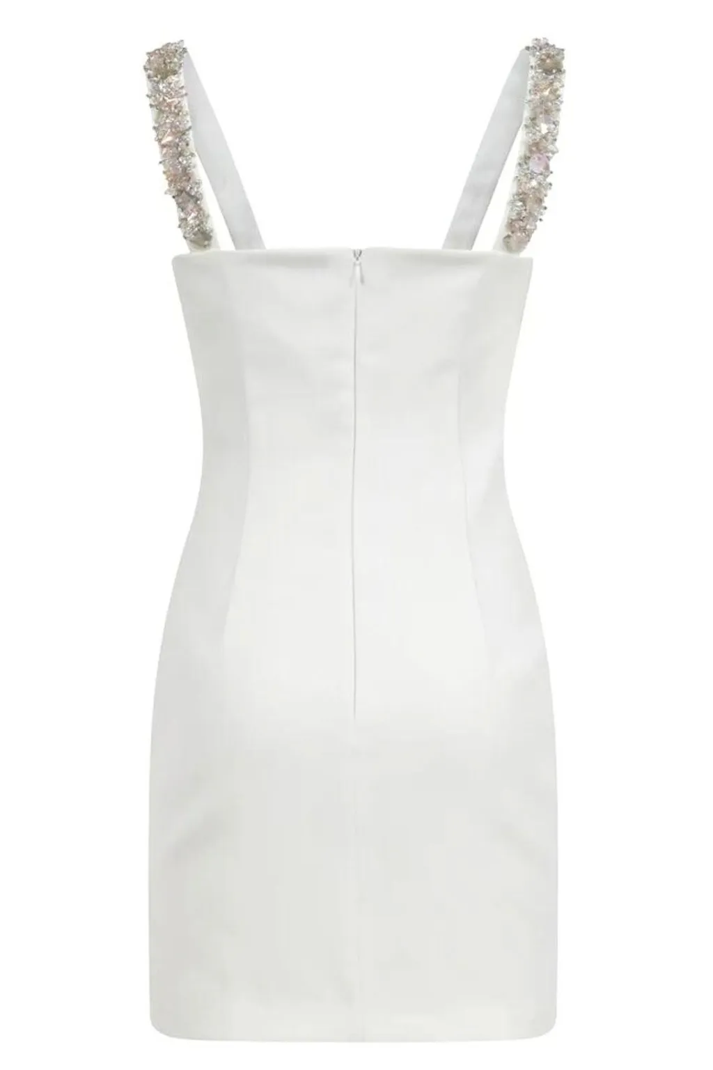 Amen Embellished Strap Sheath Dress