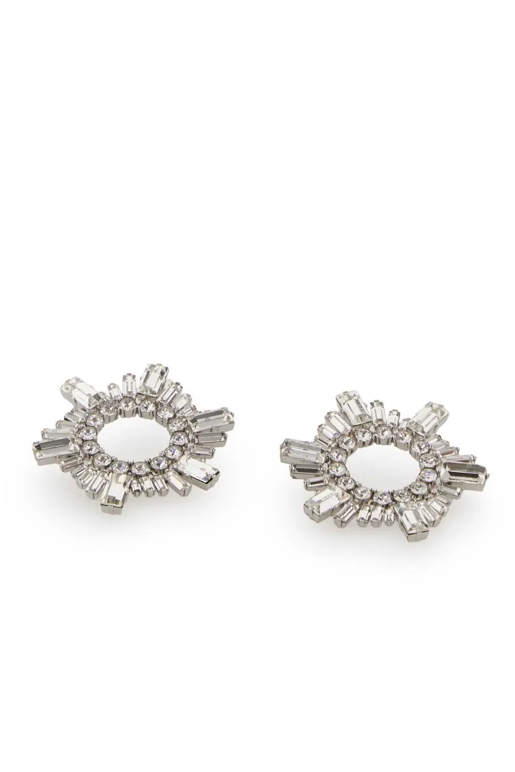 Amina Muaddi Begum Buckle Earrings