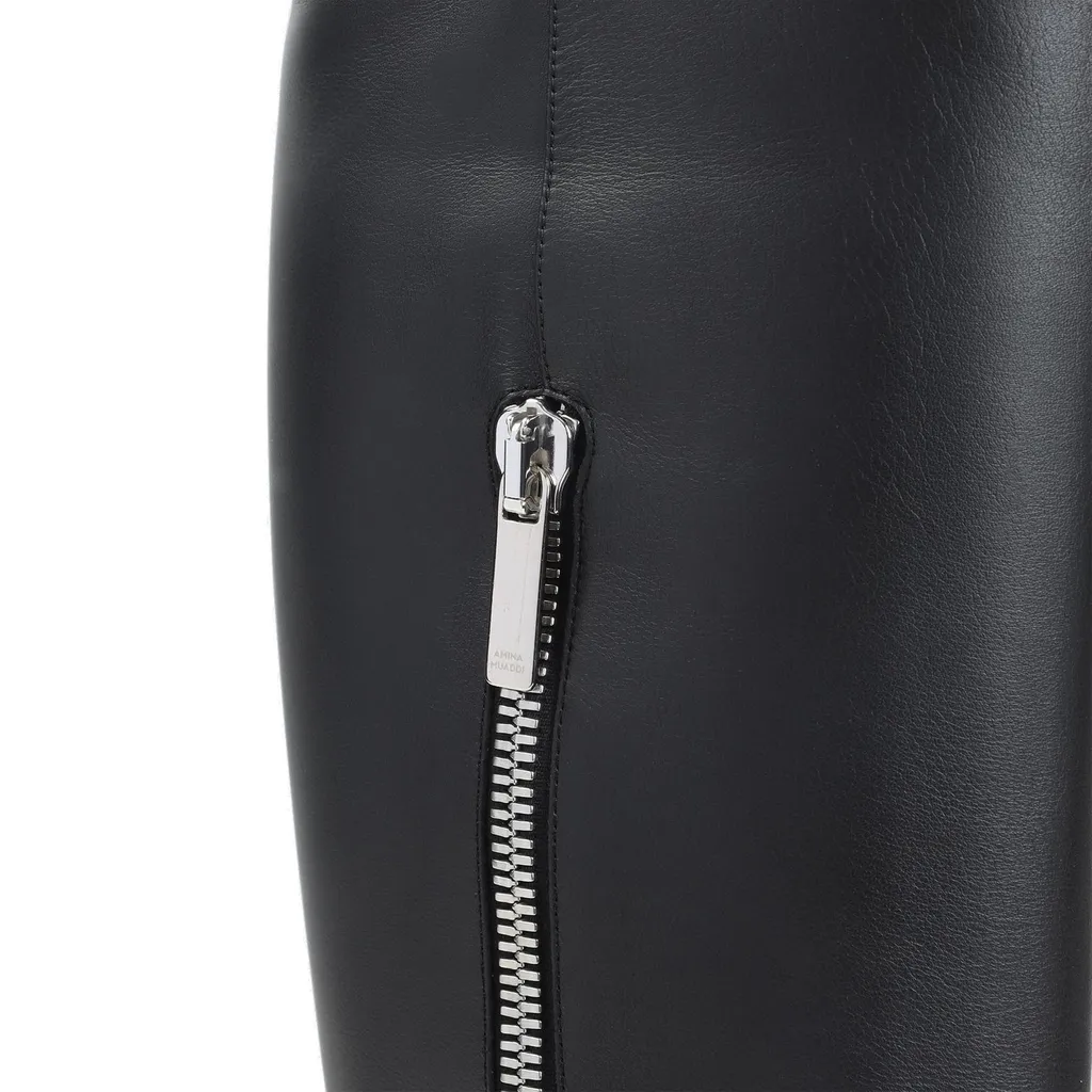 Amina Muaddi Mona Pointed Toe Boots