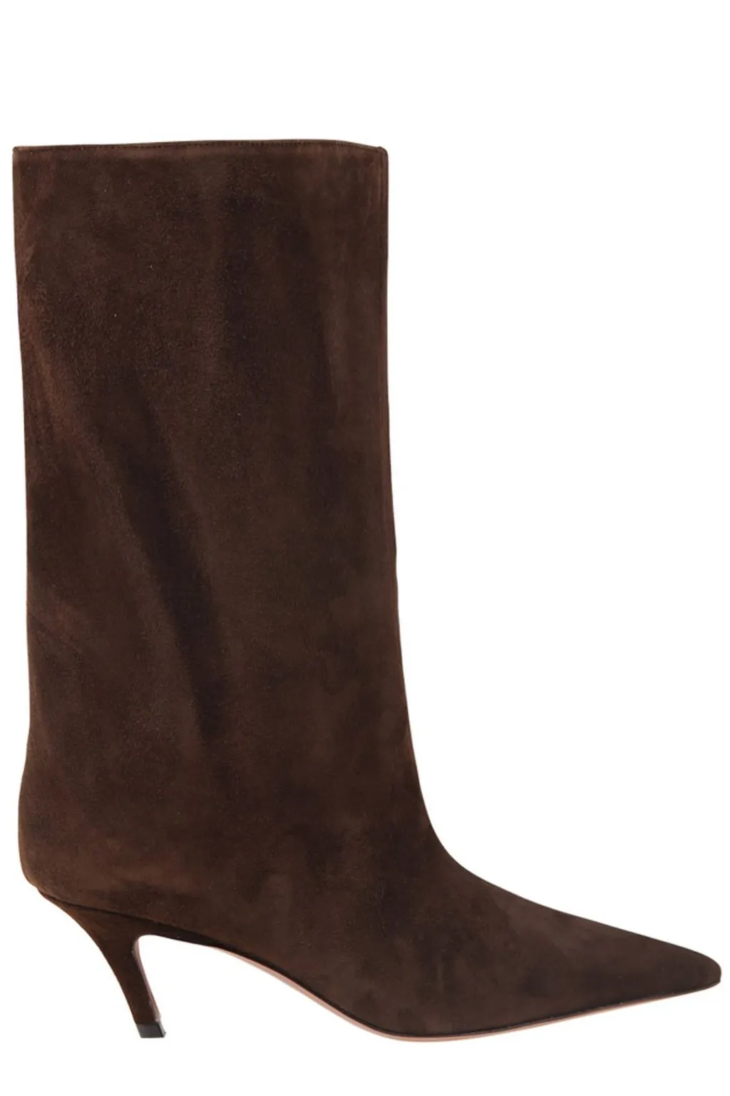 Amina Muaddi Fiona Pointed-Toe Boots