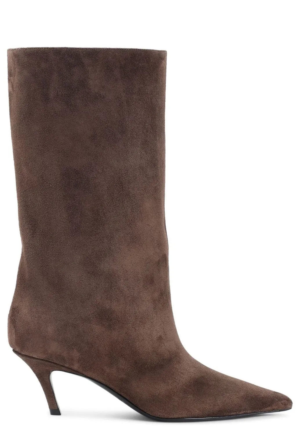 Amina Muaddi Fiona Heeled Slip-On Boots