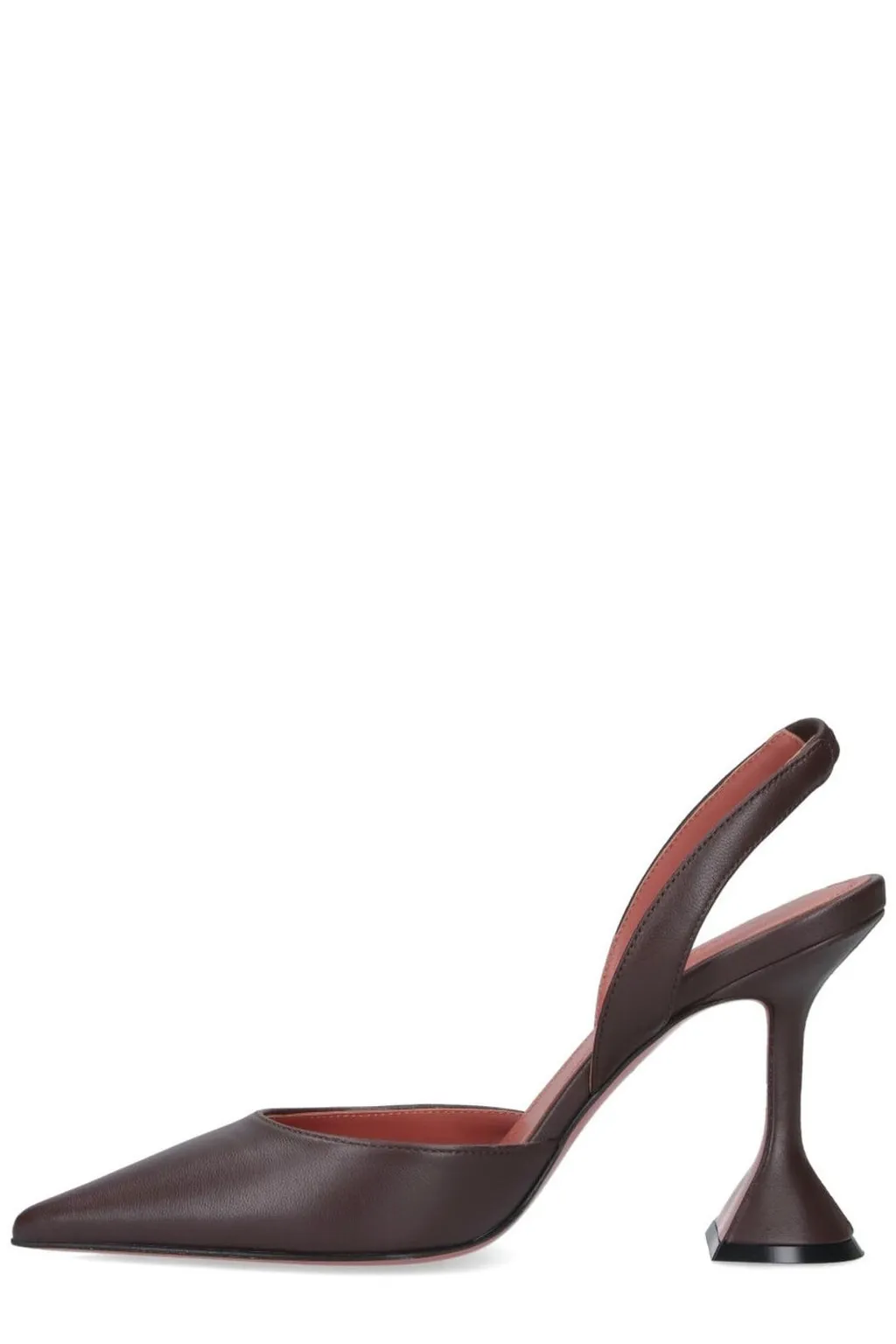 Amina Muaddi Holli Pointed Toe Slingback Pumps