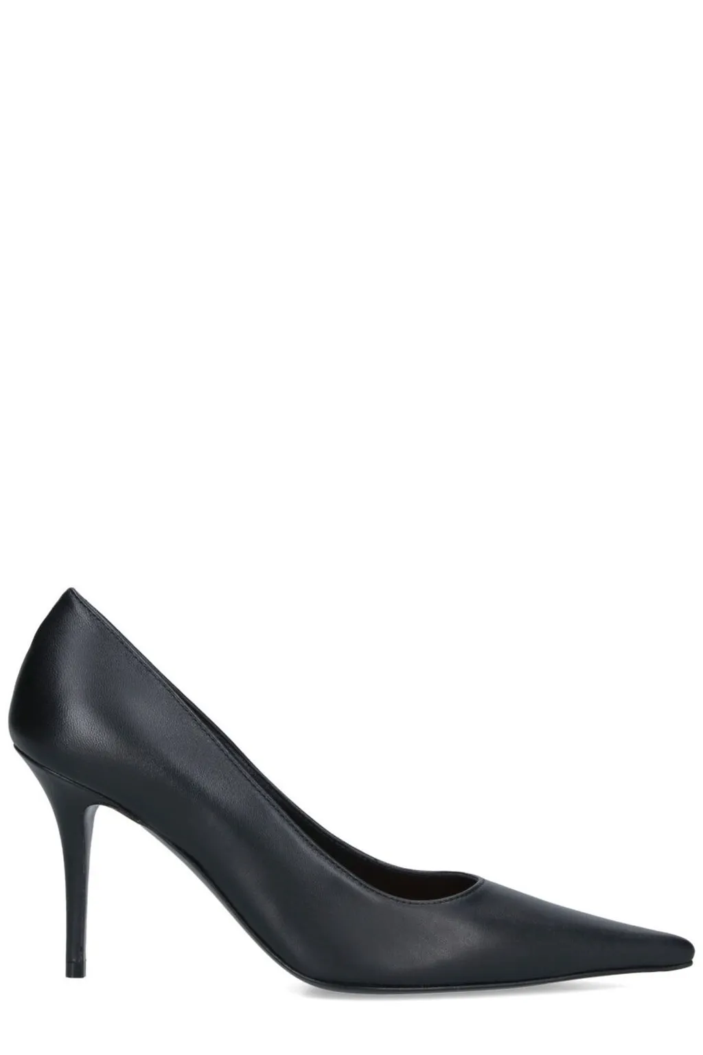 Amina Muaddi Bar Pointed Toe Pumps