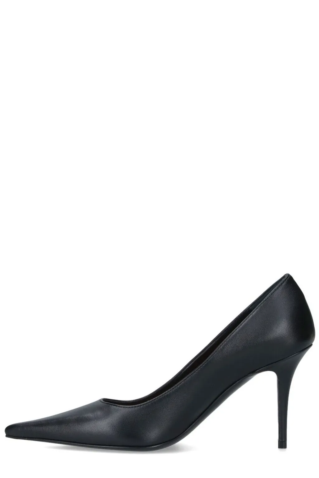 Amina Muaddi Bar Pointed Toe Pumps