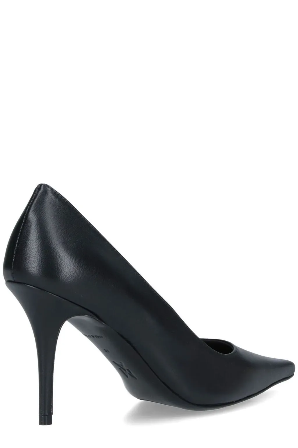 Amina Muaddi Bar Pointed Toe Pumps