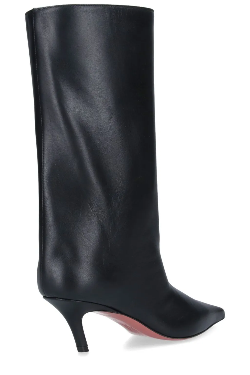 Amina Muaddi Fiona Pointed Toe Boots