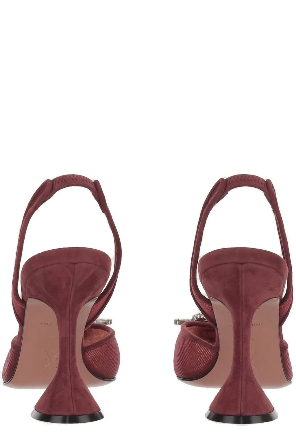 Amina Muaddi Begum Embellished Slingback Pumps