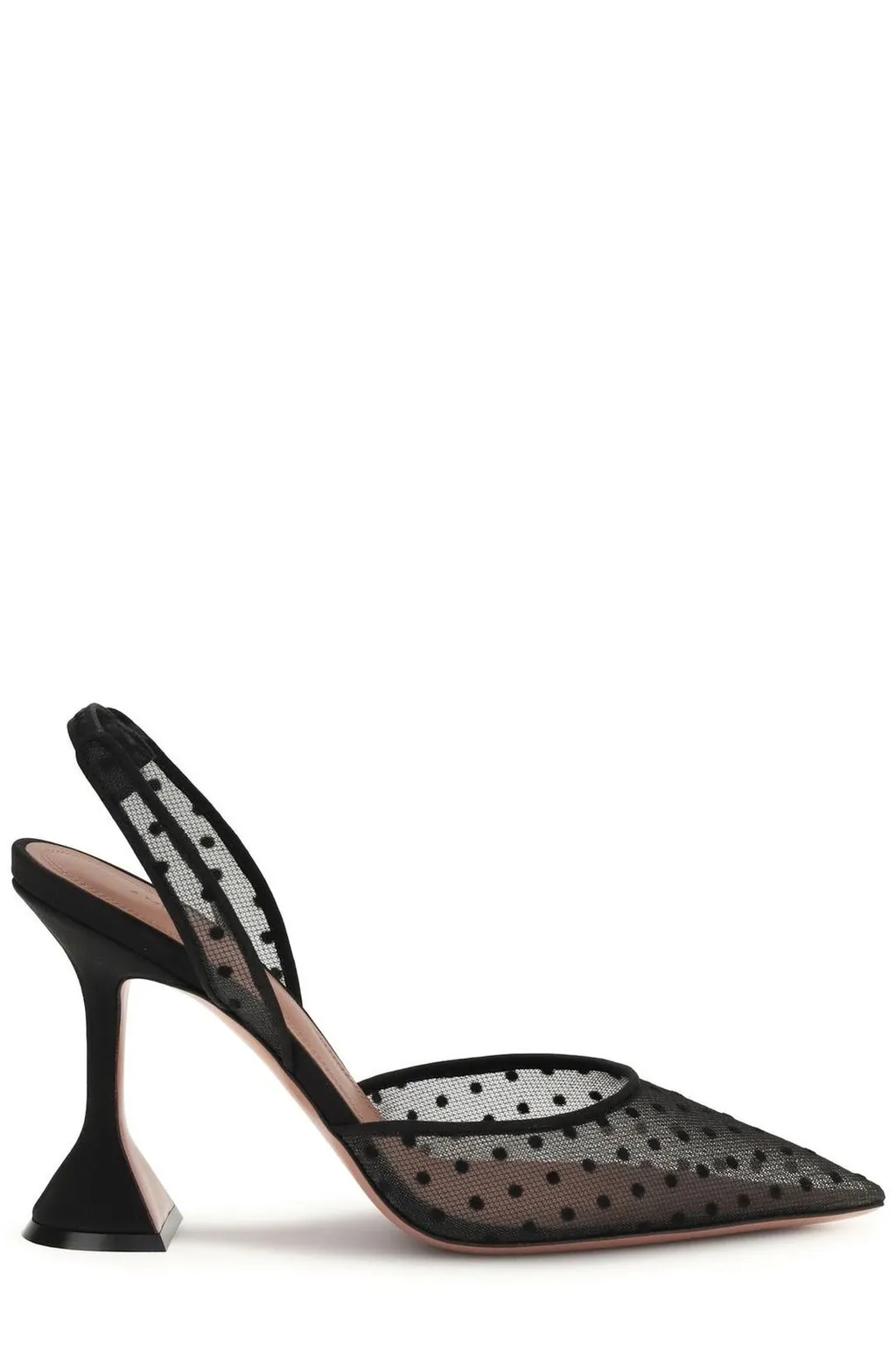 Amina Muaddi Holli Polka Dot Pumps