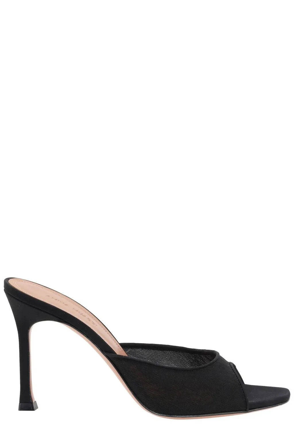 Amina Muaddi Alexa Mesh Slippers