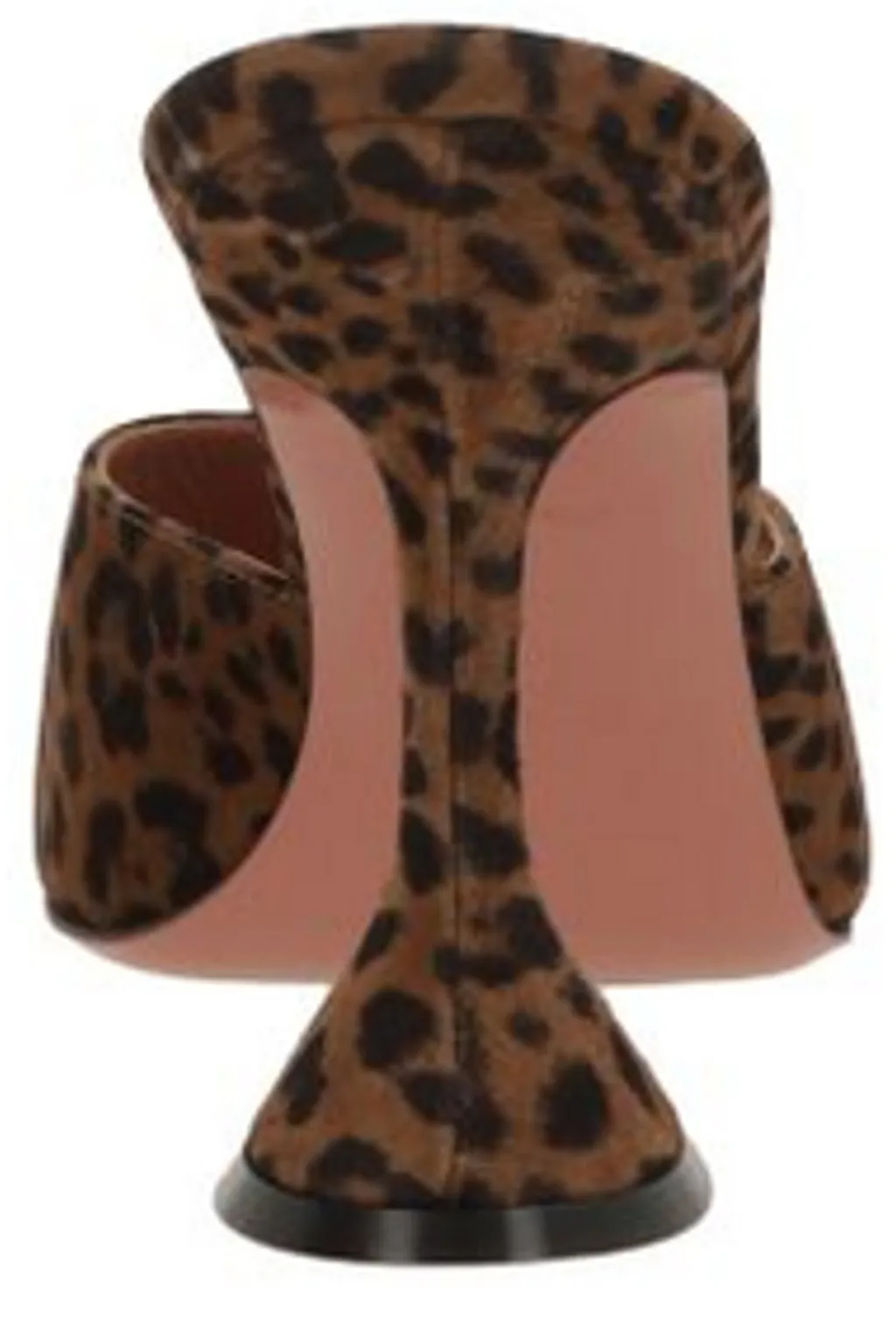 Amina Muaddi Leopard Printed Sandals