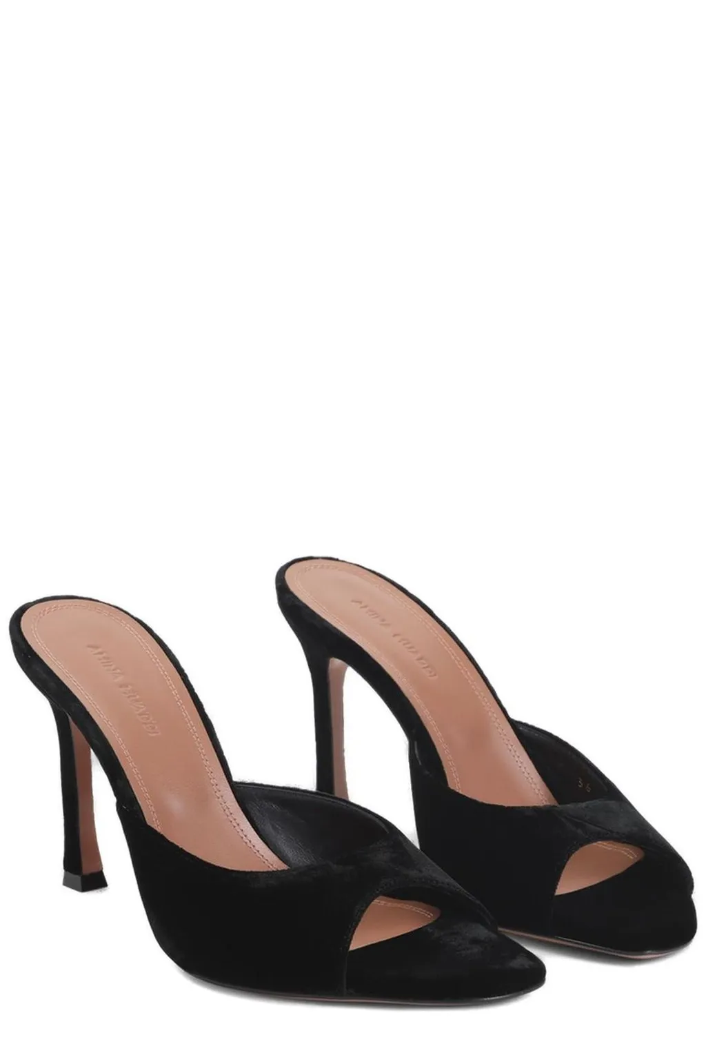 Amina Muaddi Open Toe Heeled Sandals