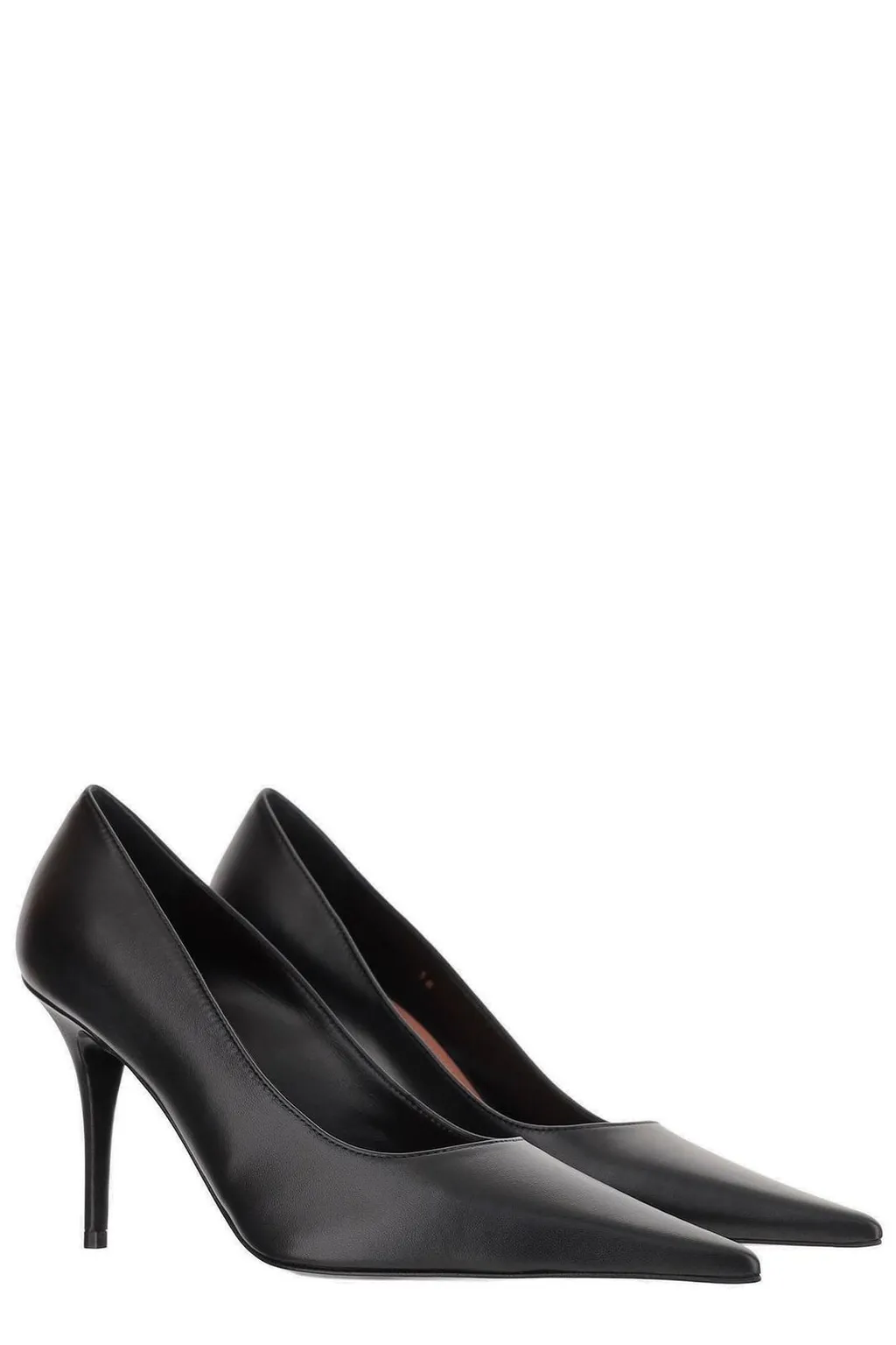 Amina Muaddi Barbara Pointed Toe Pumps