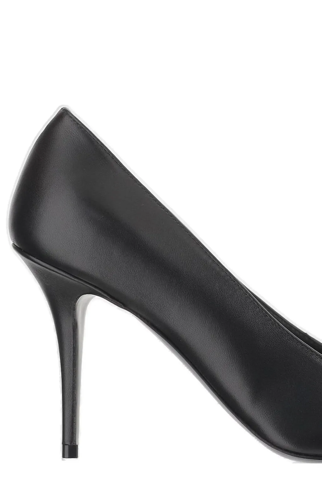 Amina Muaddi Barbara Pointed Toe Pumps