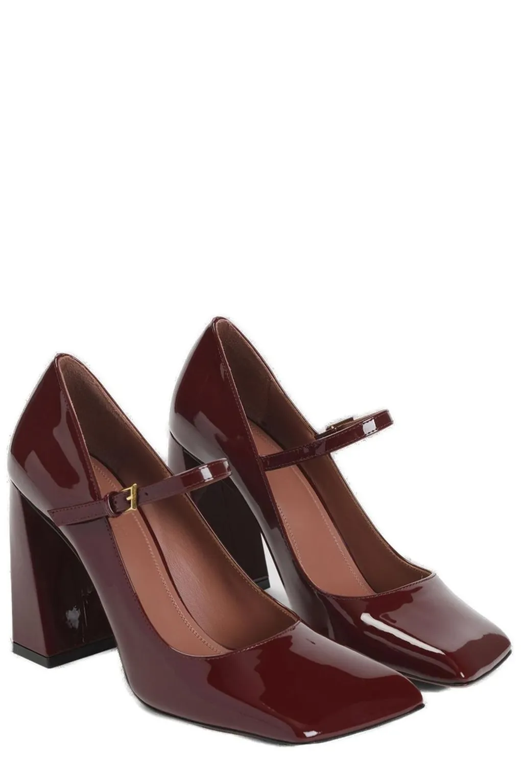 Amina Muaddi Charlotte Mary Jane Pumps