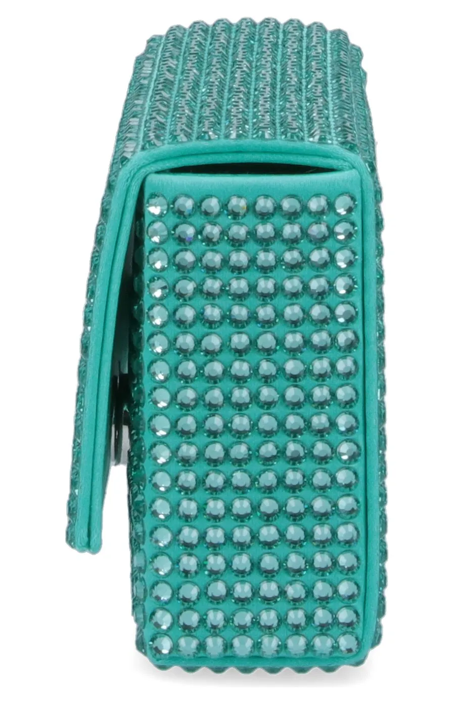 Amina Muaddi Paloma Embellished Chain-Linked Clutch Bag