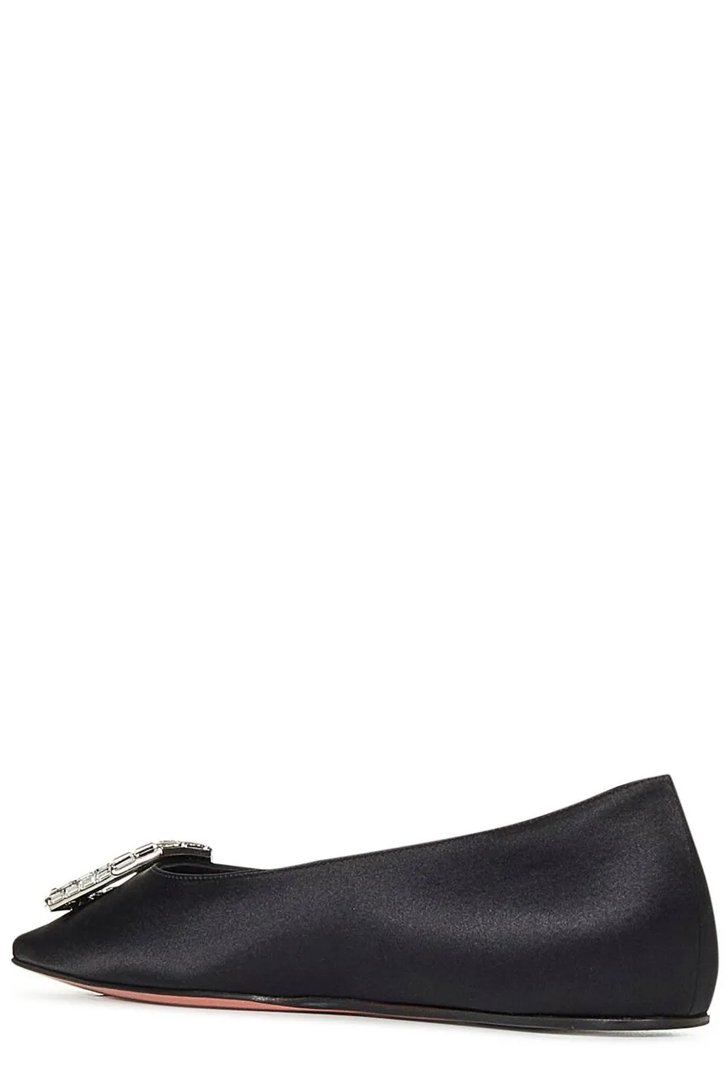 Amina Muaddi Camelia Embellished Flat Ballets