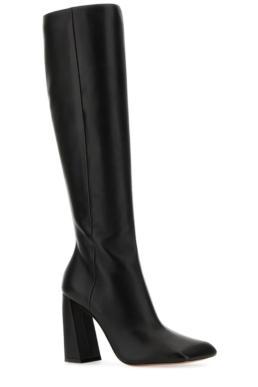 Amina Muaddi Square-Toe Knee-Length Boots