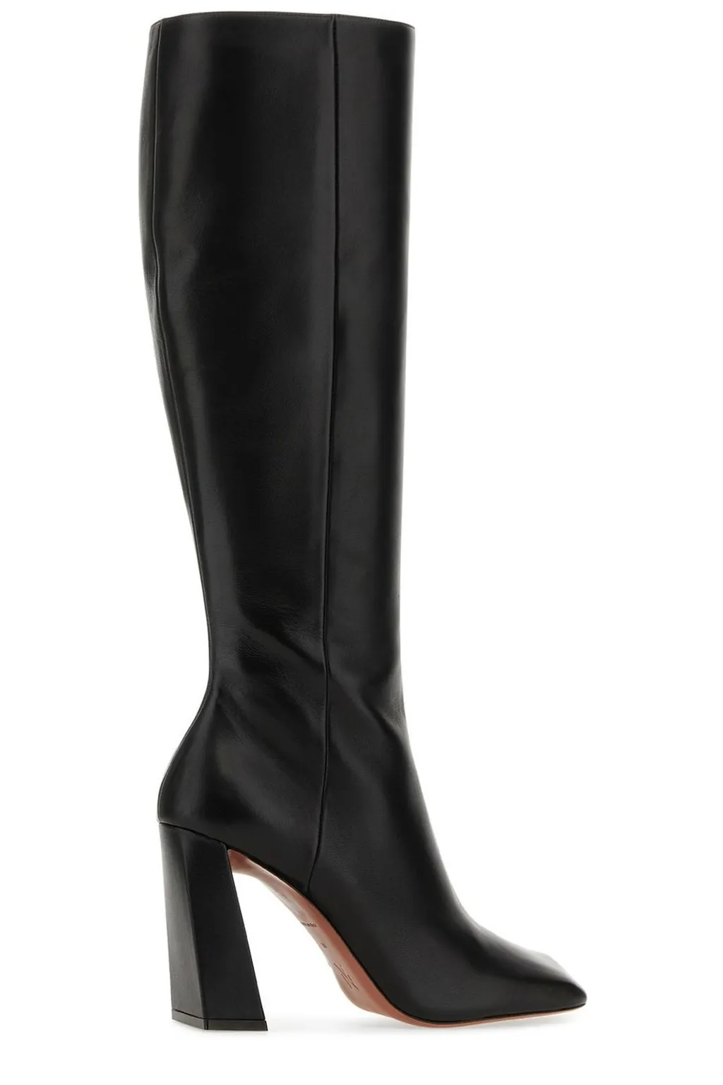 Amina Muaddi Square-Toe Knee-Length Boots