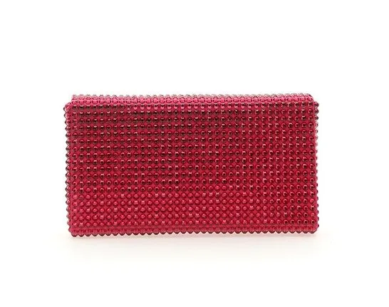 Amina Muaddi Paloma Embellished Chain-Linked Clutch Bag