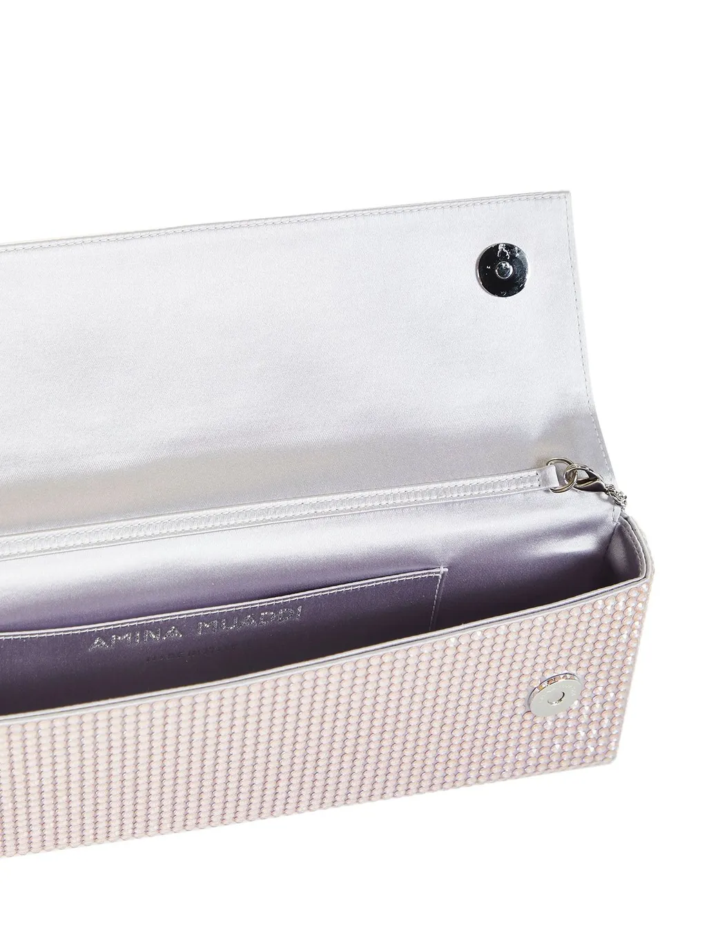 Amina Muaddi Amini Paloma Embellished Clutch Bag